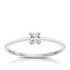 Thumbnail Image 1 of Sterling Silver & Cubic Zirconia Princess Cut Ring Size L