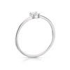 Thumbnail Image 3 of Sterling Silver & Cubic Zirconia Princess Cut Ring Size L