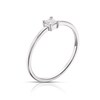 Thumbnail Image 2 of Sterling Silver & Cubic Zirconia Princess Cut Ring Size N