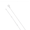 Thumbnail Image 2 of 9ct White Gold 0.12ct Diamond Flower Pendant