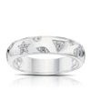 Thumbnail Image 1 of Sterling Silver & Cubic Zirconia Scatter Ring Size N
