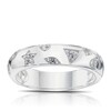Thumbnail Image 1 of Sterling Silver & Cubic Zirconia Scatter Ring Size P