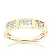 Thumbnail Image 1 of 9ct Yellow Gold 0.20ct Total Diamond Baguette Eternity Ring