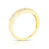Thumbnail Image 3 of 9ct Yellow Gold 0.20ct Total Diamond Baguette Eternity Ring