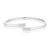 Thumbnail Image 0 of Sterling Silver 0.15ct Diamond Total Open Bangle