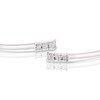 Thumbnail Image 1 of Sterling Silver 0.15ct Diamond Total Open Bangle