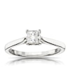 Thumbnail Image 1 of 9ct White Gold 0.50ct Diamond Total Solitaire Ring