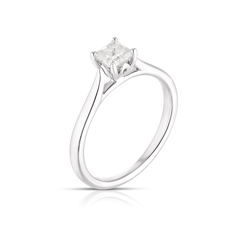 9ct White Gold 0.50ct Diamond Total Solitaire Ring
