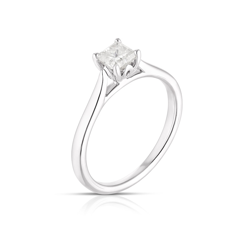 Main Image 2 of 9ct White Gold 0.50ct Diamond Total Solitaire Ring