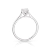 Thumbnail Image 2 of 9ct White Gold 0.50ct Diamond Total Solitaire Ring