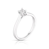 Thumbnail Image 2 of 9ct White Gold 0.30ct Diamond Total Solitaire Ring