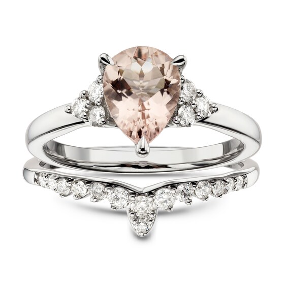 Perfect Fit 9ct White Gold 0.33ct Diamond Bridal Set