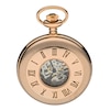 Thumbnail Image 0 of Men's Rose Gold Plated Skeleton Pocket Watch