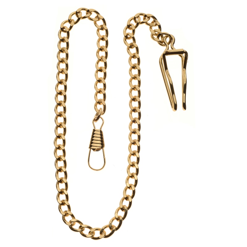 Main Image 3 of Men's Rose Gold Plated Skeleton Pocket Watch
