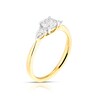 Thumbnail Image 1 of 18ct Yellow Gold 0.66ct Total Diamond Trilogy Ring