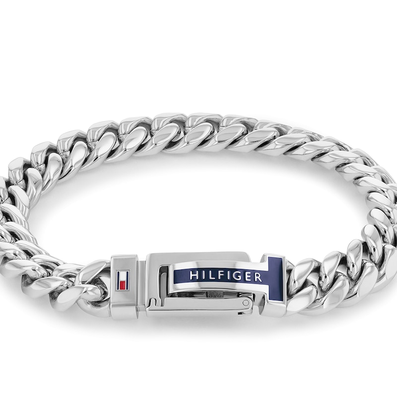 Main Image 1 of Tommy Hilfiger Men's Stainless Steel Curb Chain Bracelet