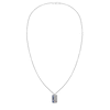 Thumbnail Image 1 of Tommy Hilfiger Men's Stainless Steel & Sodalite Dog Tag