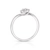 Thumbnail Image 2 of Silver 0.05ct Diamond Total Illusion Set Solitaire Ring
