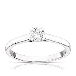The Forever Diamond 18ct White Gold 0.33ct Diamond Solitaire Ring