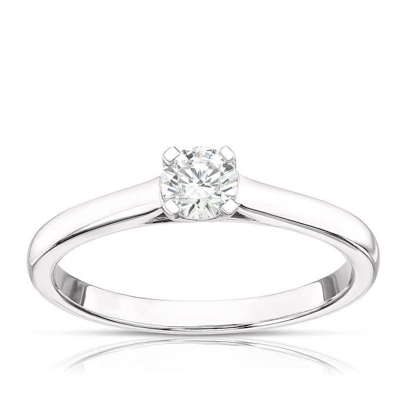 Main Image 1 of The Forever Diamond 18ct White Gold 0.33ct Diamond Solitaire Ring