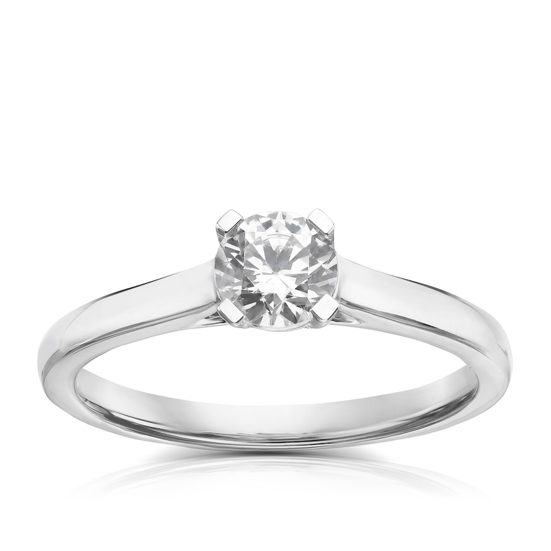 The Forever Diamond 18ct White Gold 0.50ct Solitaire Ring | H.Samuel