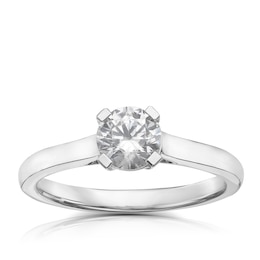 The Forever Diamond 18ct White Gold 0.75ct Diamond Solitaire Ring