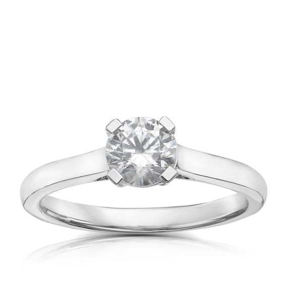 The Forever Diamond 18ct White Gold 0.75ct Diamond Solitaire Ring