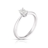 Thumbnail Image 1 of 18ct White Gold 0.40ct Emerald Cut Solitaire Ring