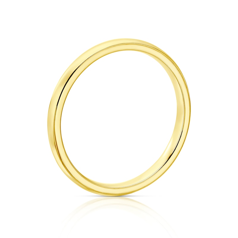 18ct Yellow Gold 2mm Extra Heavy Court Ring