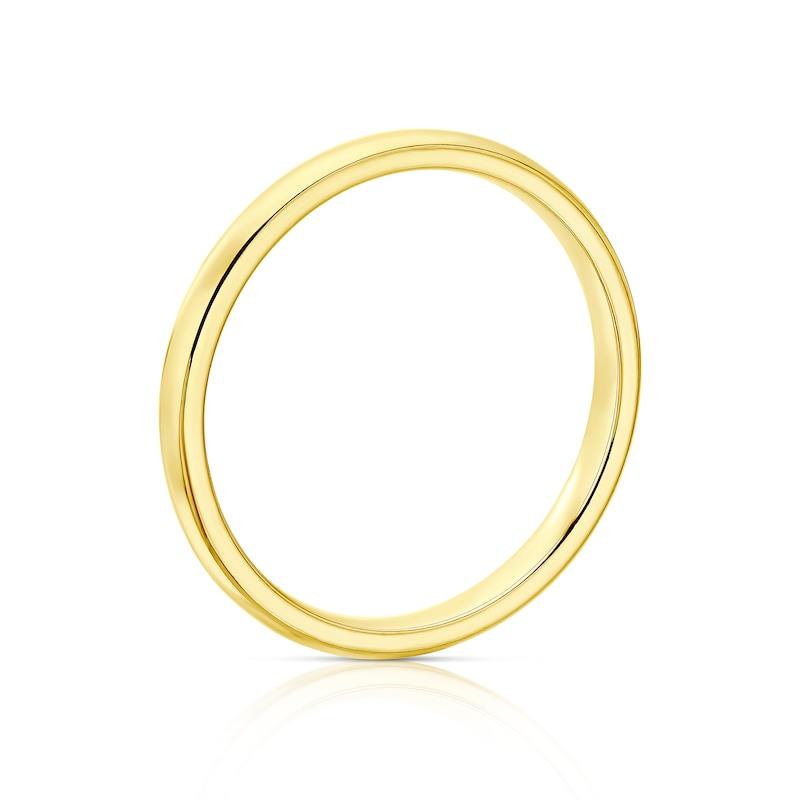 Main Image 2 of 18ct Yellow Gold 2mm Extra Heavy Court Ring