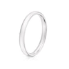 Thumbnail Image 2 of 18ct White Gold 2mm Extra Heavy Court Ring