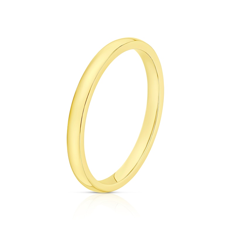 Main Image 2 of 9ct Yellow Gold 2mm Extra Heavy Court Ring