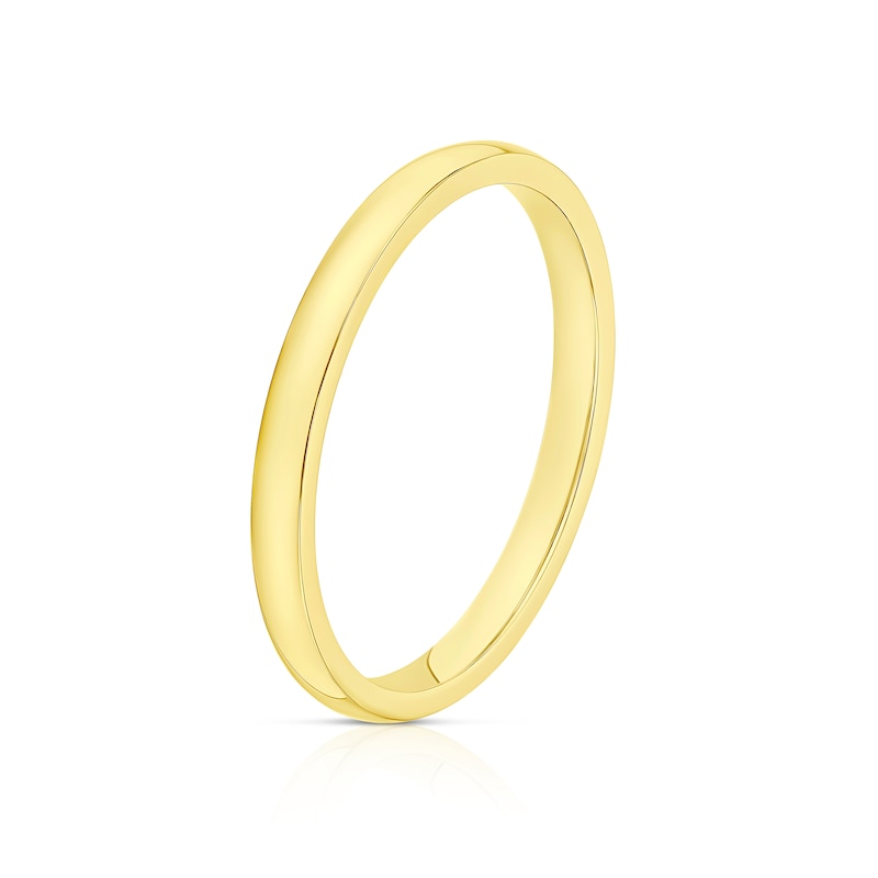 9ct Yellow Gold 2mm Extra Heavy Court Ring