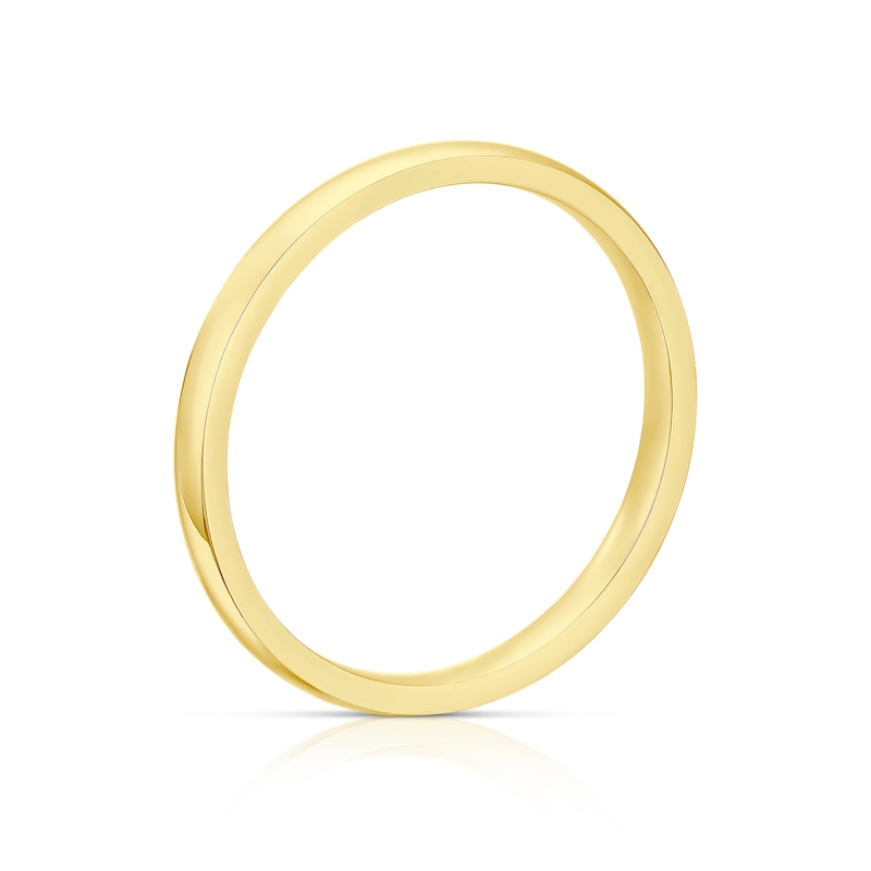 9ct Yellow Gold 2mm Extra Heavy Court Ring