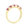 Thumbnail Image 3 of 9ct Yellow Gold Ruby & Diamond Ring