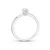 Thumbnail Image 3 of 18ct White Gold 0.40ct Diamond Marquise Cut Solitaire Ring