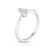 Thumbnail Image 1 of 18ct White Gold 0.40ct Diamond Pear Cut Solitaire Ring