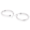 Thumbnail Image 2 of Sterling Silver Large Oval Shaped Hoop Earrings