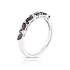 Thumbnail Image 1 of 9ct White Gold Black Sapphire Marquise Cut Eternity Ring