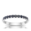 Thumbnail Image 0 of Sterling Silver Black Sapphire Eternity Ring