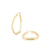 Thumbnail Image 0 of 9ct Yellow Gold Octagon Hoop Earrings