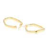 Thumbnail Image 1 of 9ct Yellow Gold Octagon Hoop Earrings