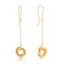 Thumbnail Image 0 of 9ct Yellow Gold Knot Drop Earrings
