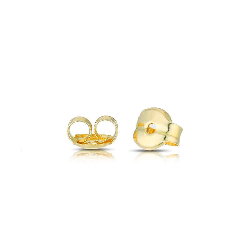 9ct Yellow Gold & Pearl Paper Link Earrings
