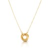 Thumbnail Image 1 of 9ct Yellow Gold Interlocked Knot Pendant Necklace