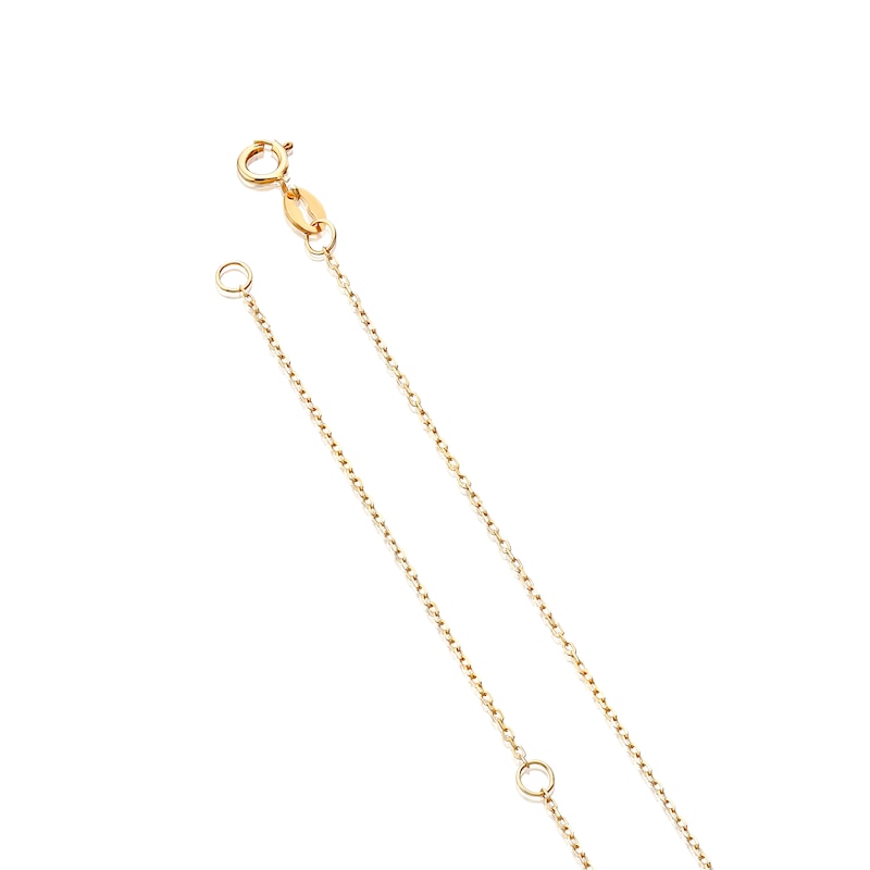 Main Image 3 of 9ct Yellow Gold Interlocked Knot Pendant Necklace