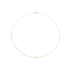 Thumbnail Image 1 of 9ct Yellow Gold Open Circle 18 Inch Rolo Chain Necklace