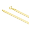 Thumbnail Image 3 of 9ct Yellow Gold 18 Inch Flat Herringbone Chain
