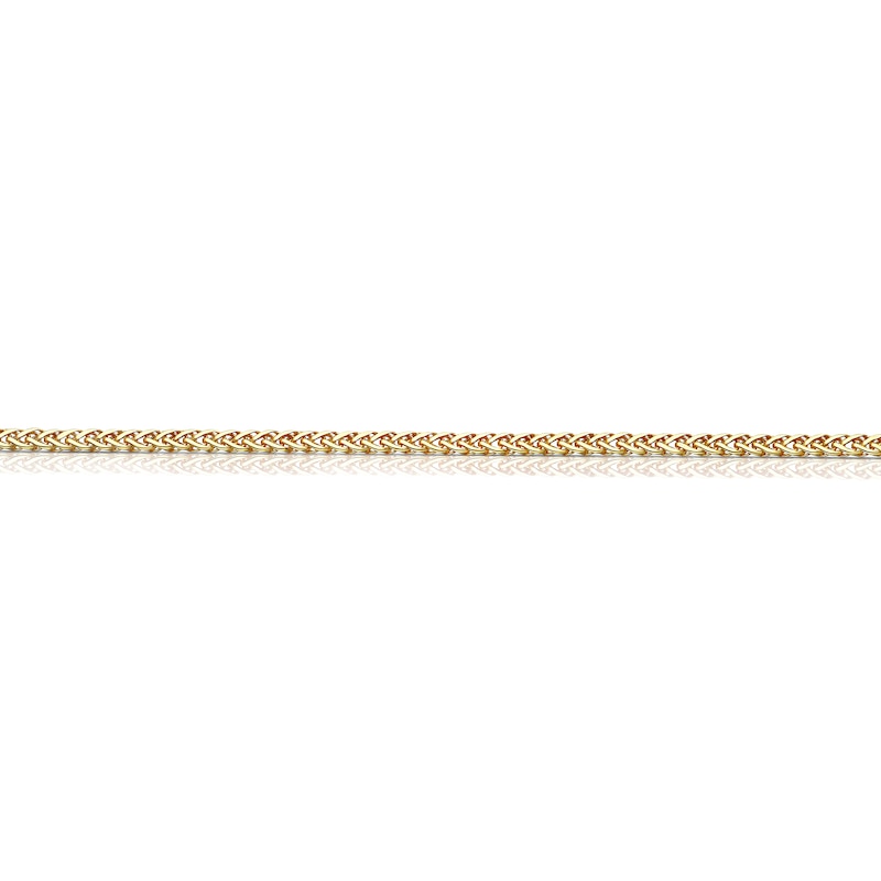 Main Image 2 of 9ct Yellow Gold Plait Chain Bracelet