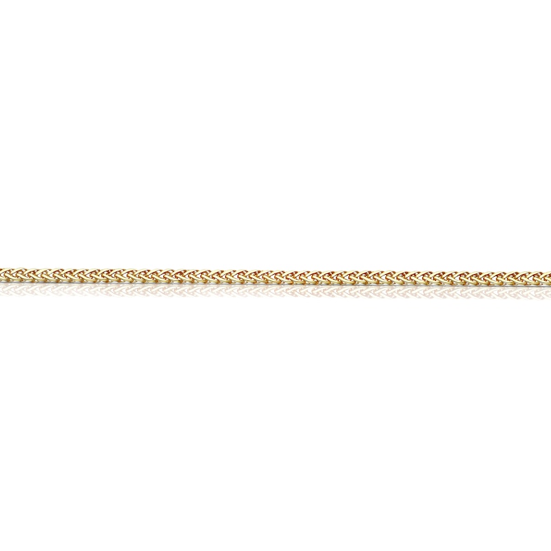 9ct Yellow Gold Plait Chain Bracelet